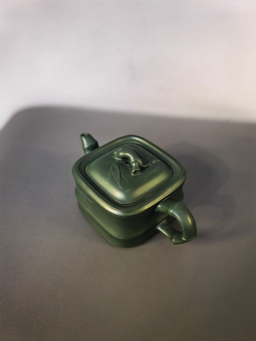 范泽锋大师高徒·省大师邱爽紫砂潜力重器【竹段套组】原矿优质苏门答腊青·260cc