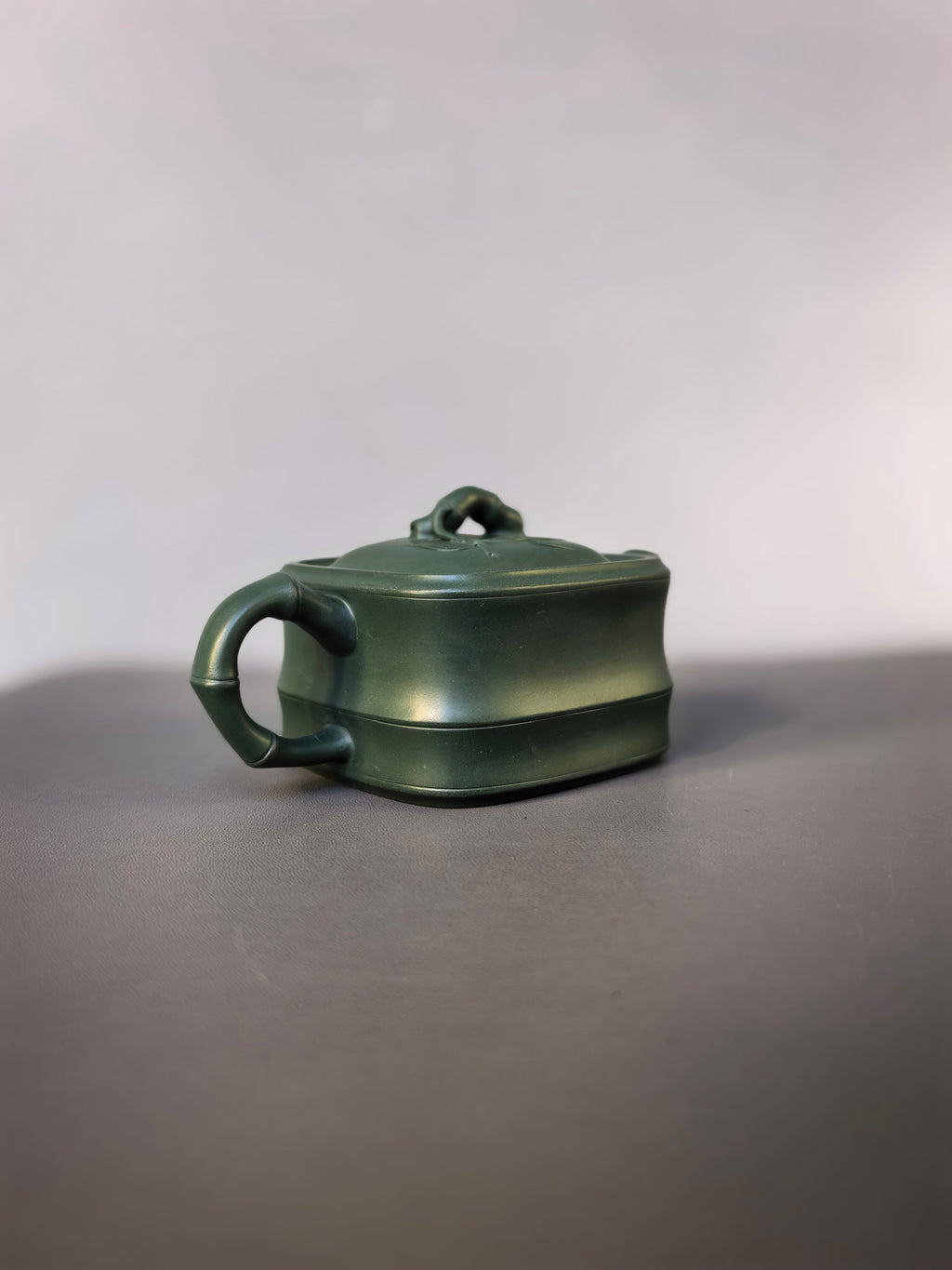 范泽锋大师高徒·省大师邱爽紫砂潜力重器【竹段套组】原矿优质苏门答腊青·260cc