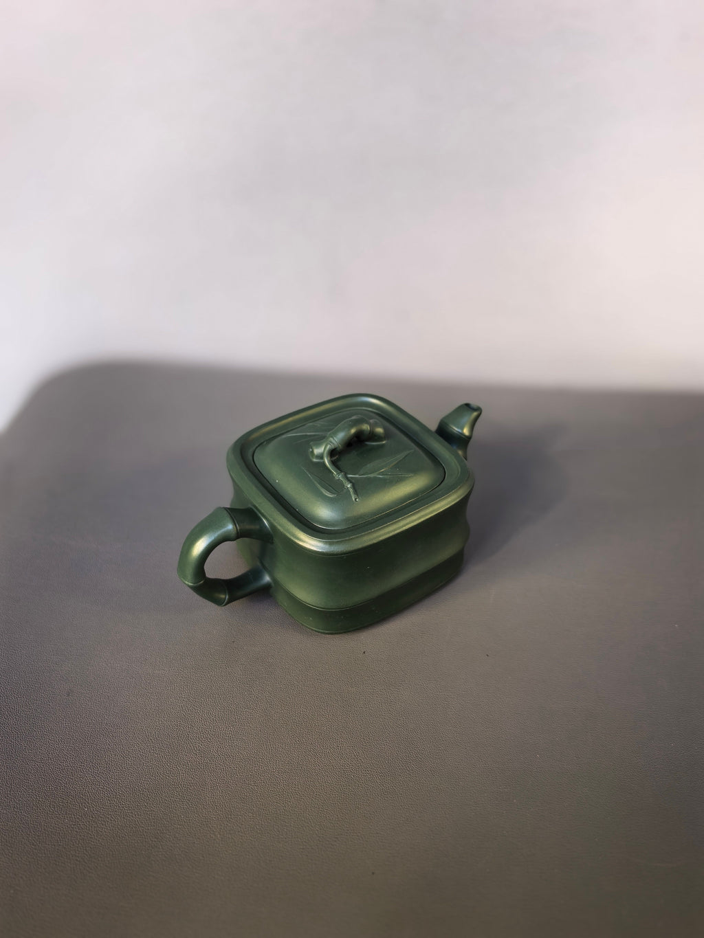 范泽锋大师高徒·省大师邱爽紫砂潜力重器【竹段套组】原矿优质苏门答腊青·260cc
