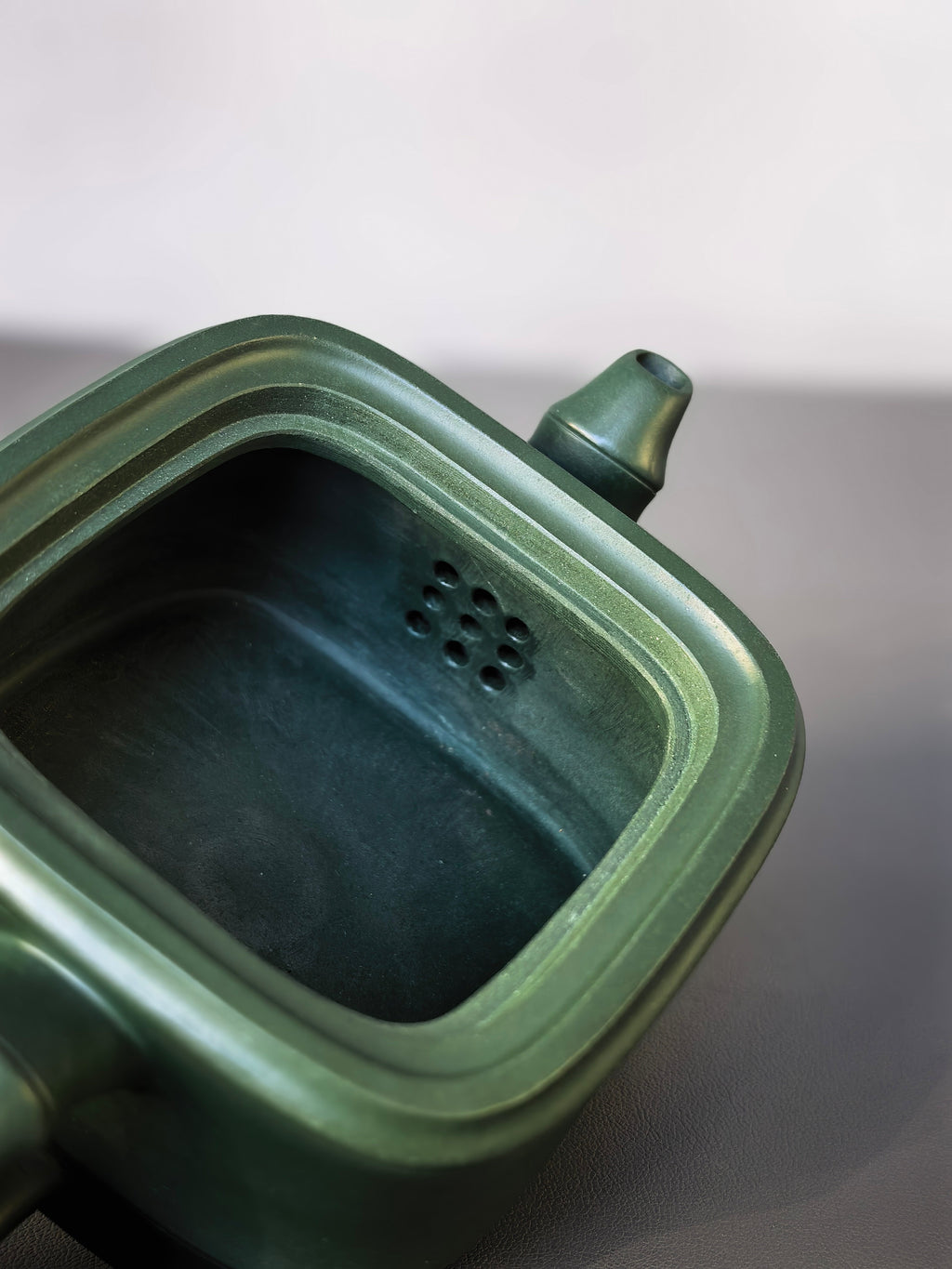 范泽锋大师高徒·省大师邱爽紫砂潜力重器【竹段套组】原矿优质苏门答腊青·260cc