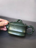 范泽锋大师高徒·省大师邱爽紫砂潜力重器【竹段套组】原矿优质苏门答腊青·260cc