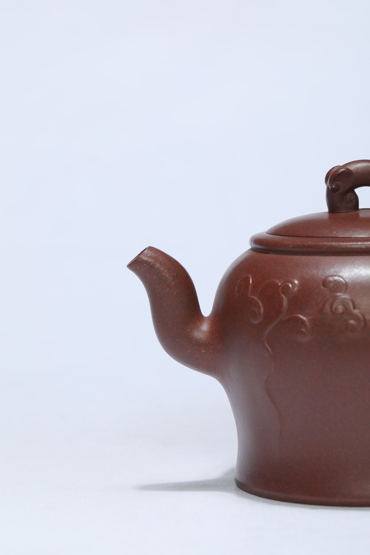 紫砂珍藏级精品｜省大师吴培林高徒·王雅丽 制【吉祥如意壶】泥料：原矿极品老紫泥·260cc