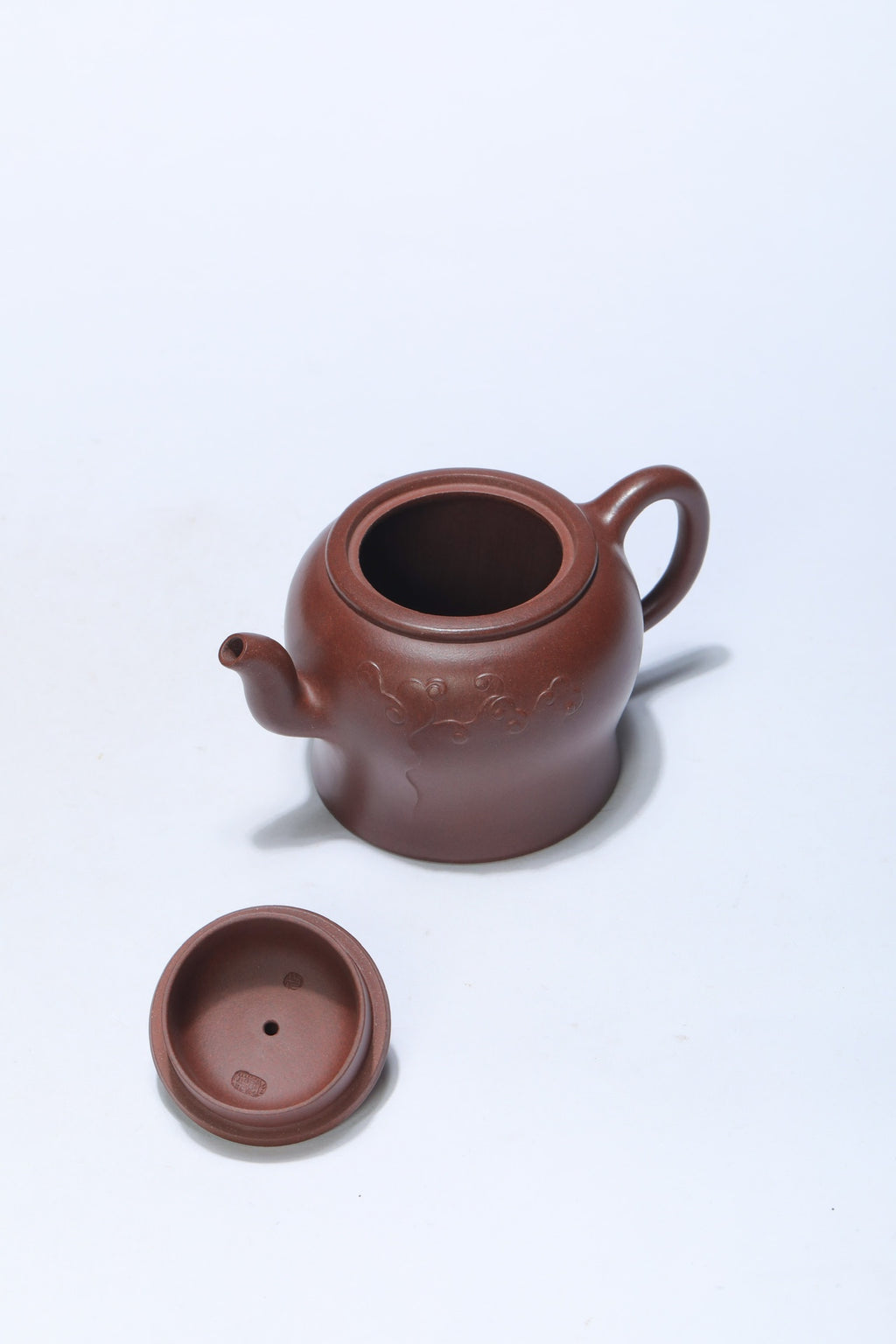 紫砂珍藏级精品｜省大师吴培林高徒·王雅丽 制【吉祥如意壶】泥料：原矿极品老紫泥·260cc