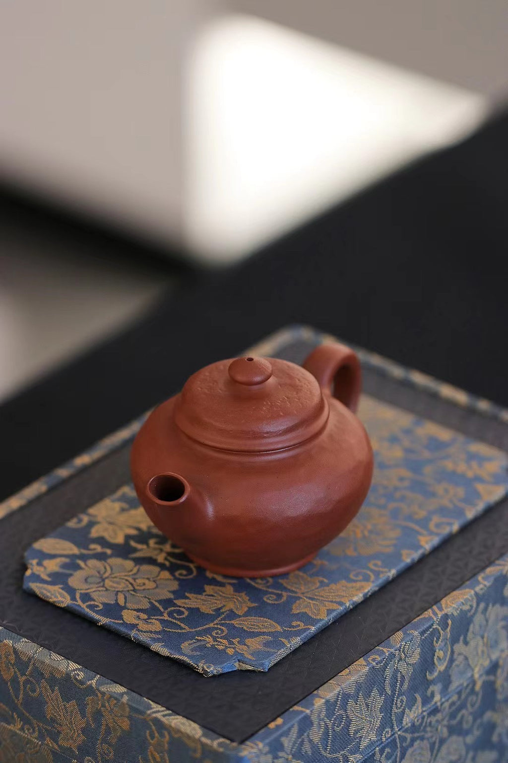 紫砂珍藏级精品｜省大师吴培林高徒·王雅丽 制【鸿福套组】原矿优质老朱泥·大150cc·小100cc