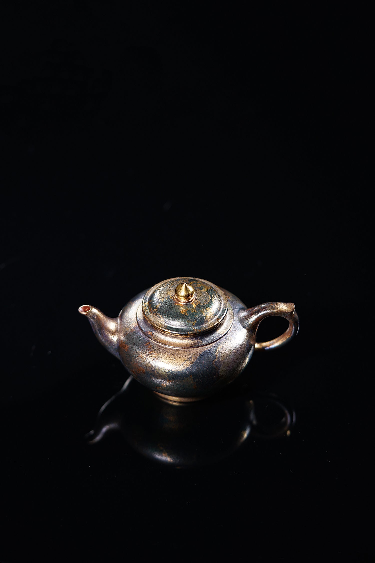 新品❤️原矿紫砂·特色黄金贝壳烧《笑樱壶》独一无二小精品原矿极品降坡泥·120cc