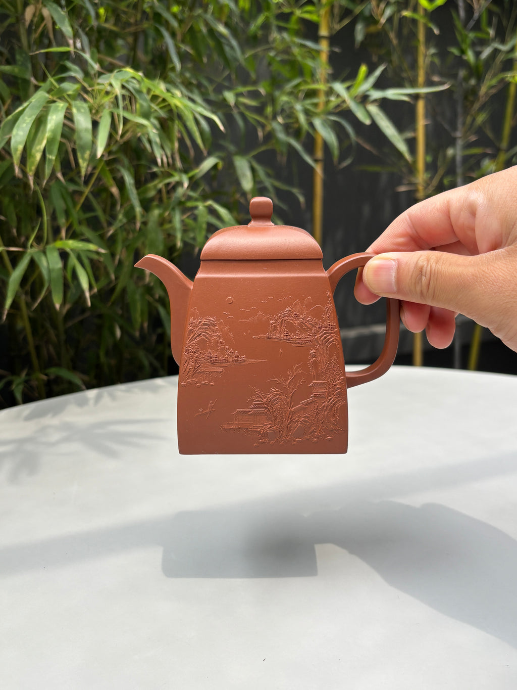 汉方·山水雅韵，一壶藏尽东方风骨《汉方壶》何道洪高徒·江苏省名人精品收藏 原矿极品底槽清 230cc