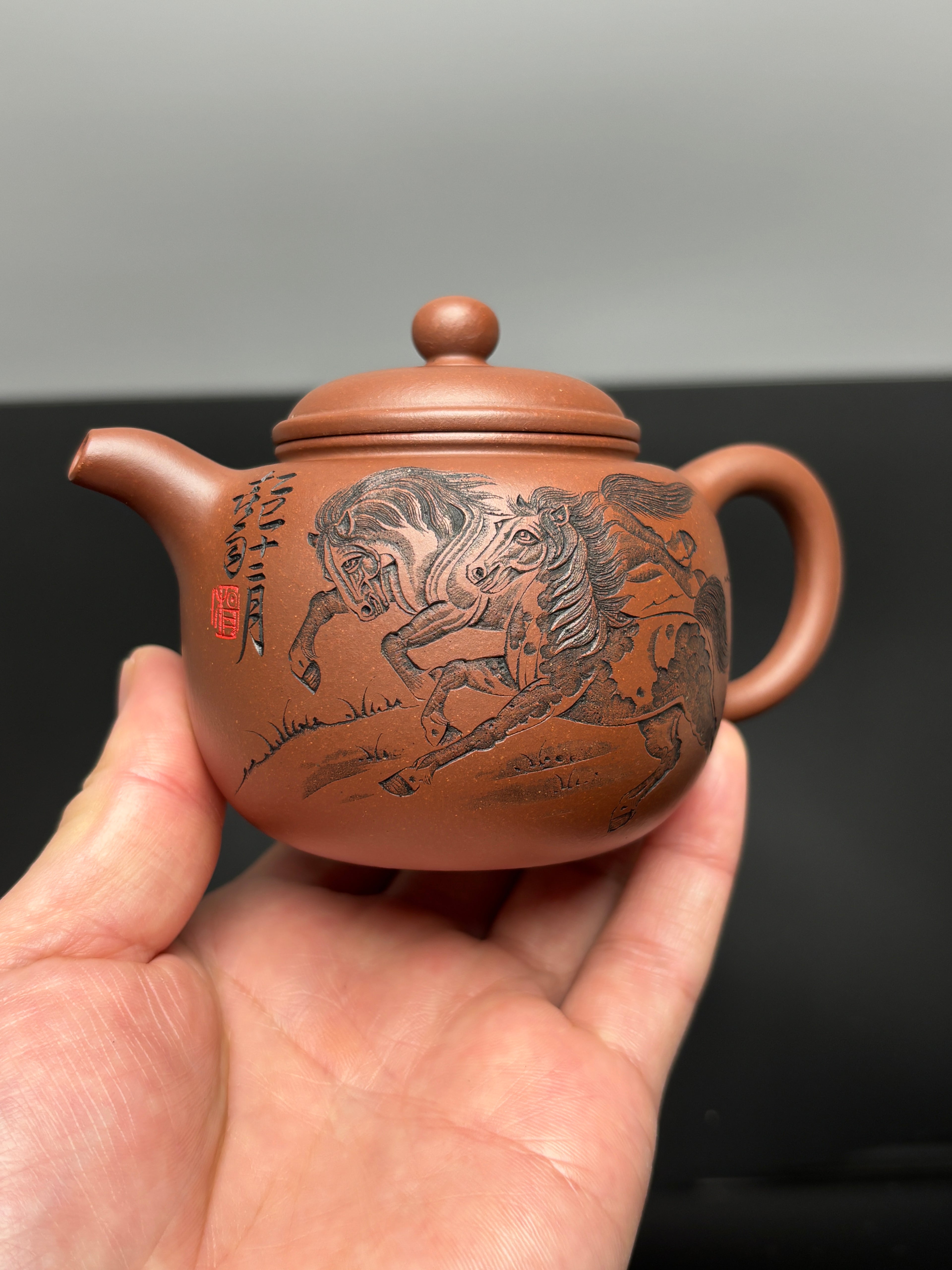 中华神刀·刻绘巅峰 杨喜雨大师顶流臻品《匏尊壶》 原矿极品底槽清·190cc