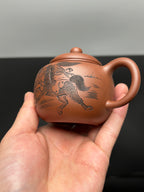 中华神刀·刻绘巅峰 杨喜雨大师顶流臻品《匏尊壶》 原矿极品底槽清·190cc
