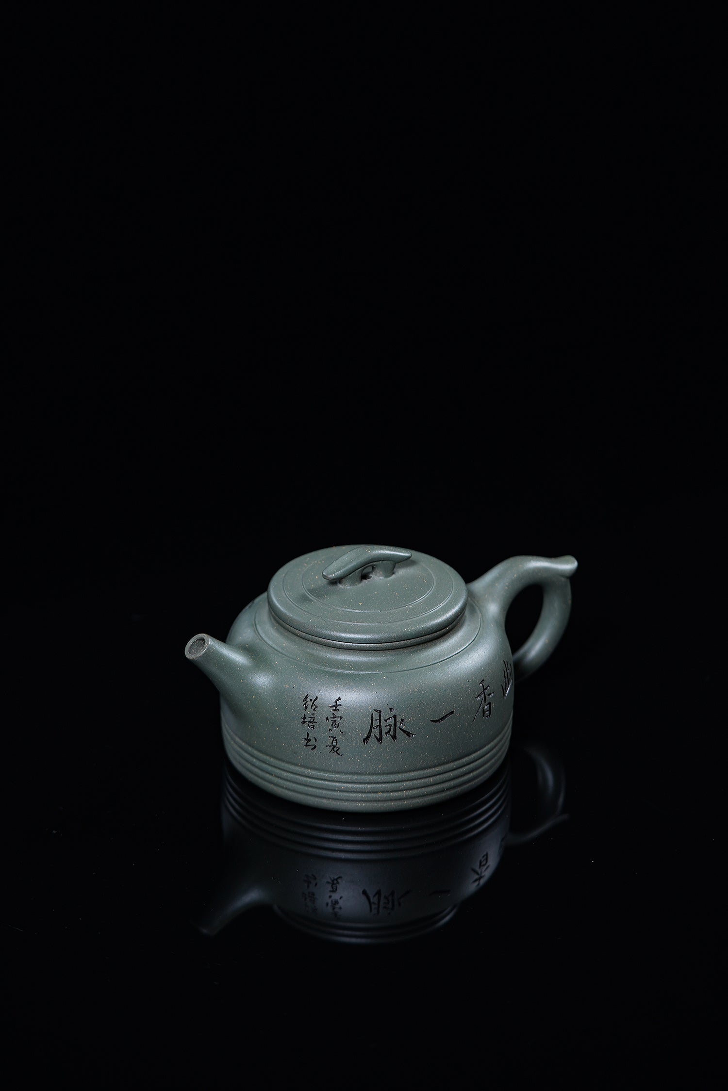 国大师 顾绍培➕省大师 储立之合作限量款✨中国陶瓷艺术终身成就奖重器【桥韵壶】原矿极品雪花绿泥·350cc