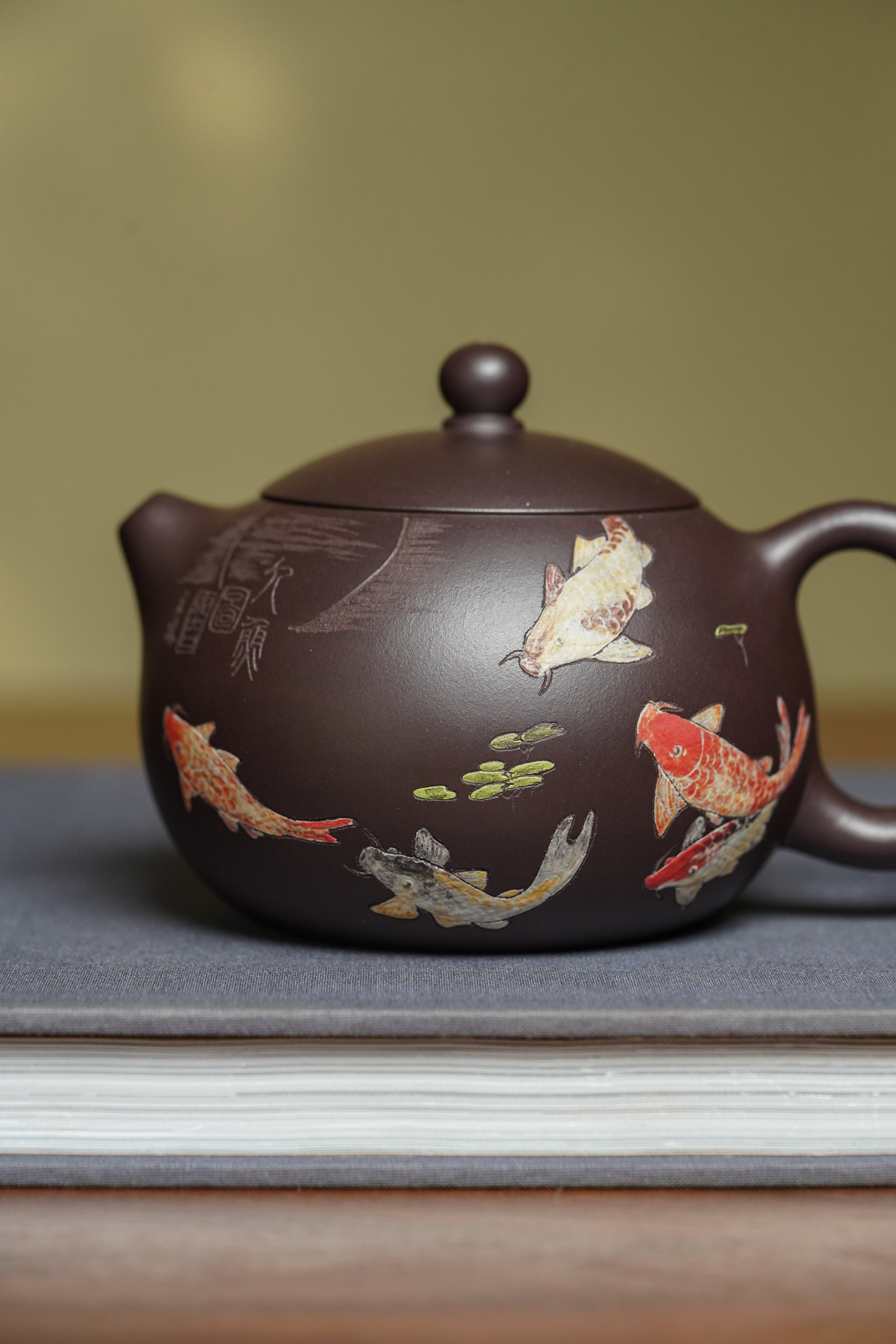 范泽锋大师高徒·省大师邱爽紫砂潜力重器【西施壶】原矿优质老紫泥·280cc