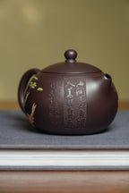 范泽锋大师高徒·省大师邱爽紫砂潜力重器【西施壶】原矿优质老紫泥·280cc