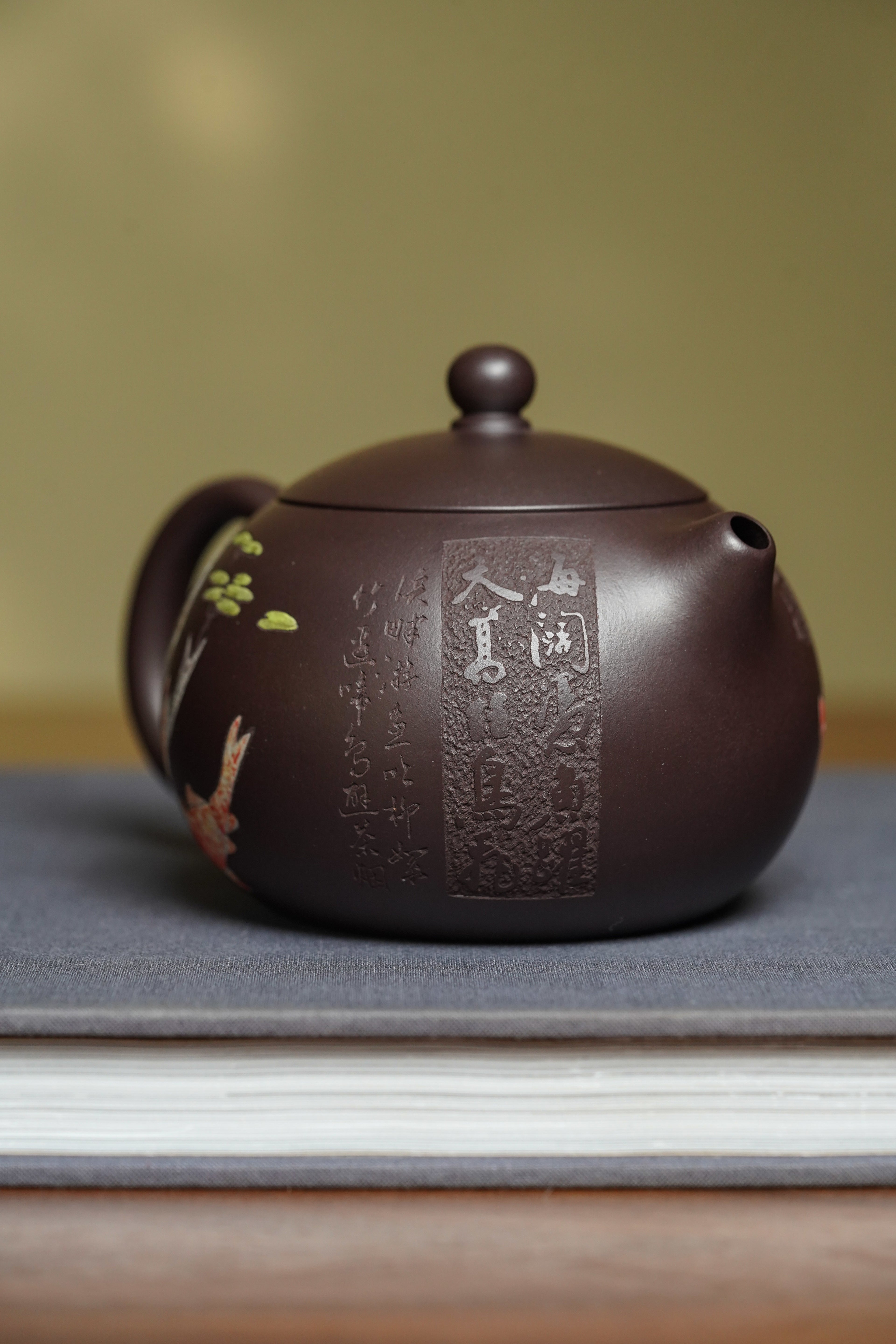 范泽锋大师高徒·省大师邱爽紫砂潜力重器【西施壶】原矿优质老紫泥·280cc