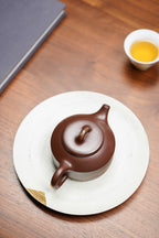 范泽锋大师高徒·省大师邱爽紫砂潜力重器【日月同辉壶】原矿极品老紫泥·180cc