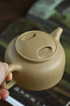 牛盖莲子·全手工 /传统器高手沈妮作品/容量460cc/原矿本绿