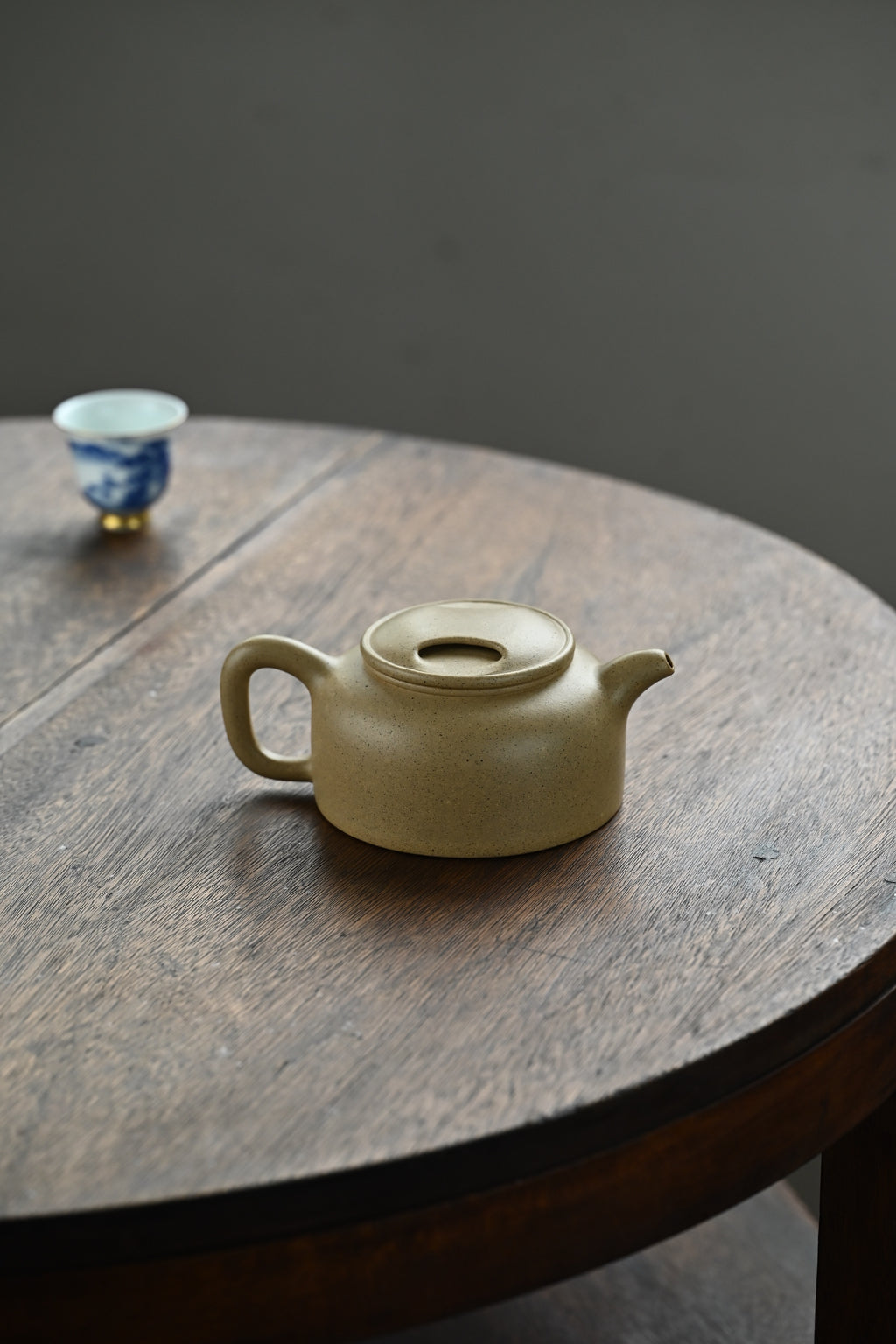 牛盖莲子·全手工 /传统器高手沈妮作品/容量460cc/原矿本绿
