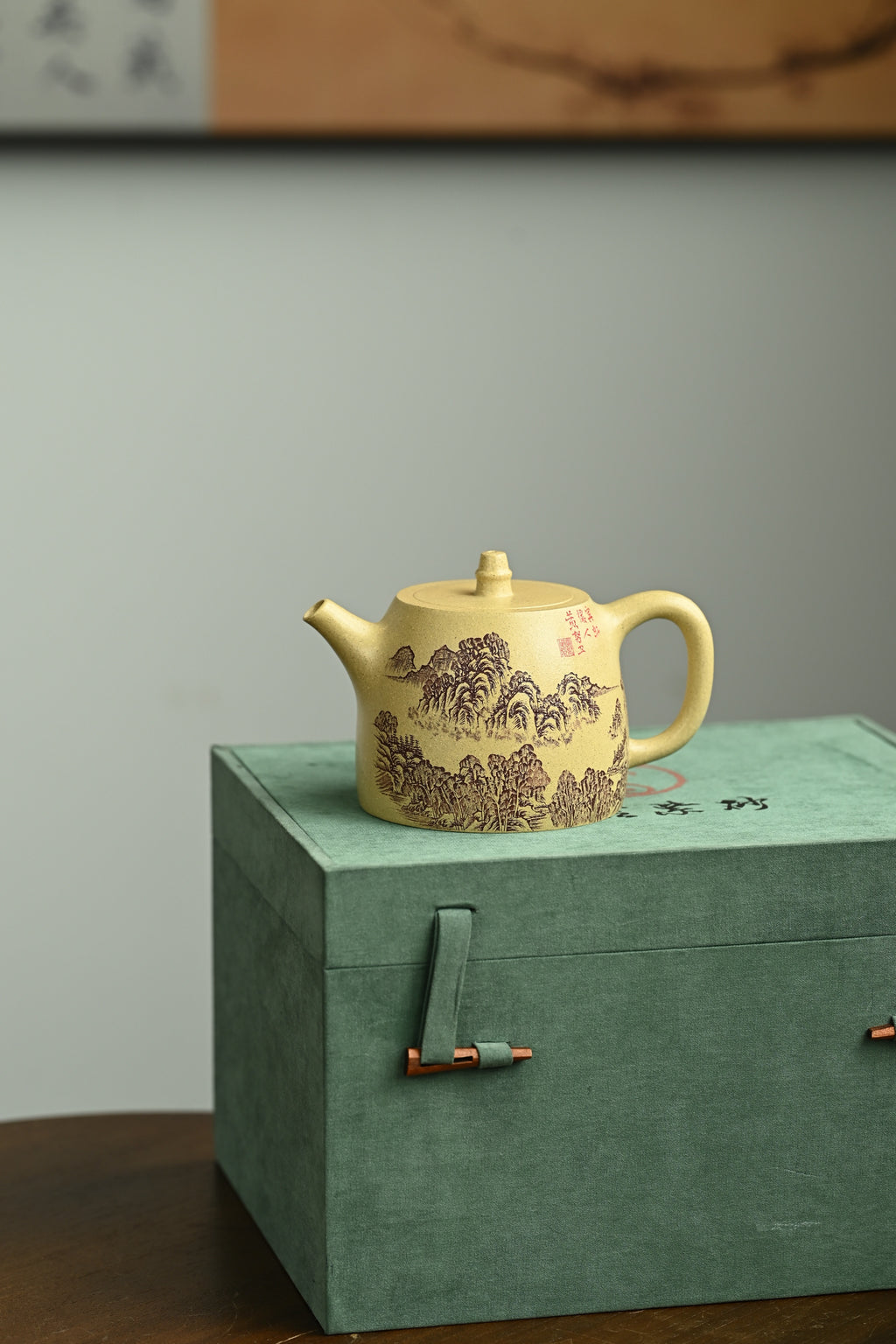 汉铎·全手工 （双证书） /高工蒋锡坤作品 /容量230cc/本山绿