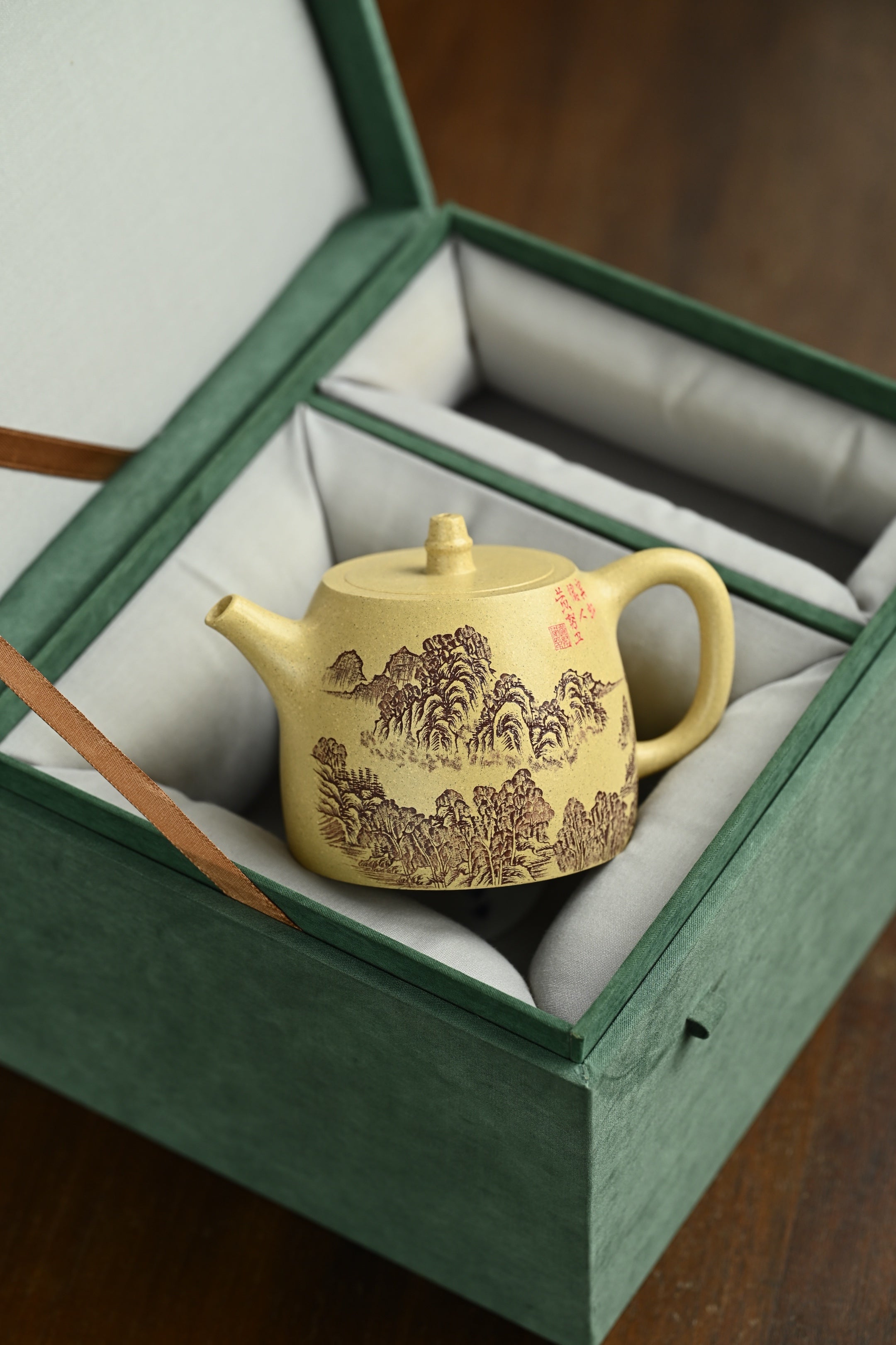 汉铎·全手工 （双证书） /高工蒋锡坤作品 /容量230cc/本山绿