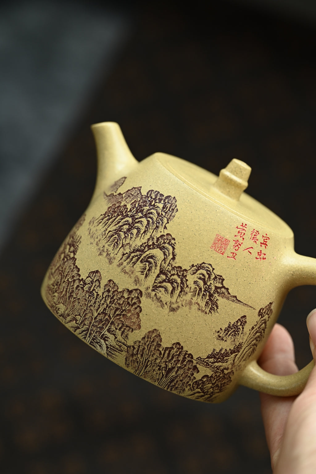 汉铎·全手工 （双证书） /高工蒋锡坤作品 /容量230cc/本山绿