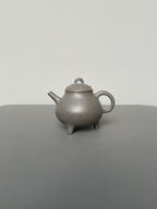 工艺美术师·精致小品佳作《三足鼎壶》收藏重器！原矿天青泥古法还原烧·150cc