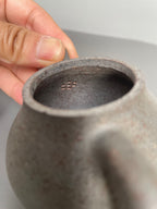 工艺美术师·精致小品佳作《三足鼎壶》收藏重器！原矿天青泥古法还原烧·150cc