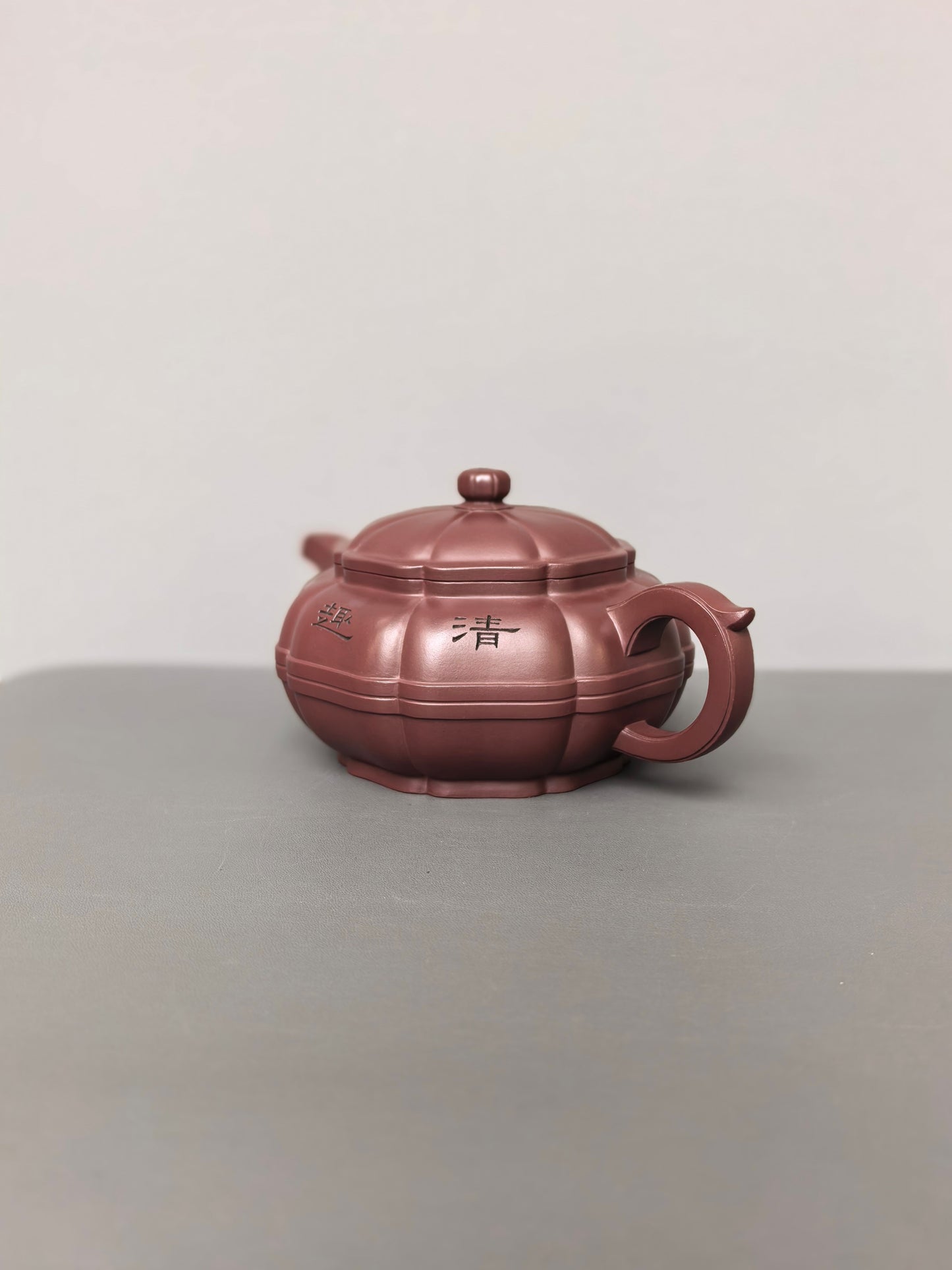 储立之大师｜中国陶瓷艺术终身成就奖获得者｜典藏重器【宝菱壶】原矿优质紫龙血·600cc