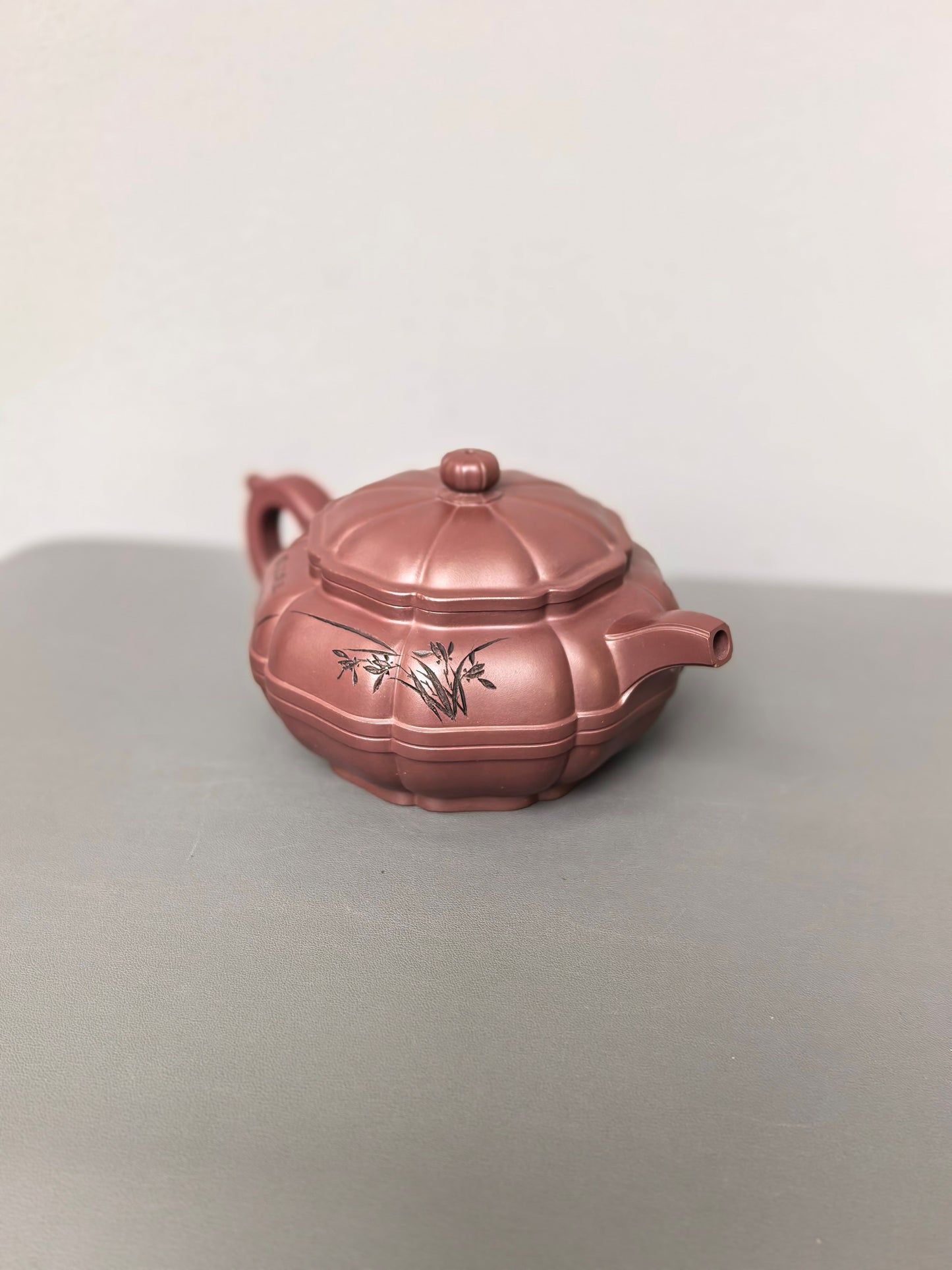 储立之大师｜中国陶瓷艺术终身成就奖获得者｜典藏重器【宝菱壶】原矿优质紫龙血·600cc