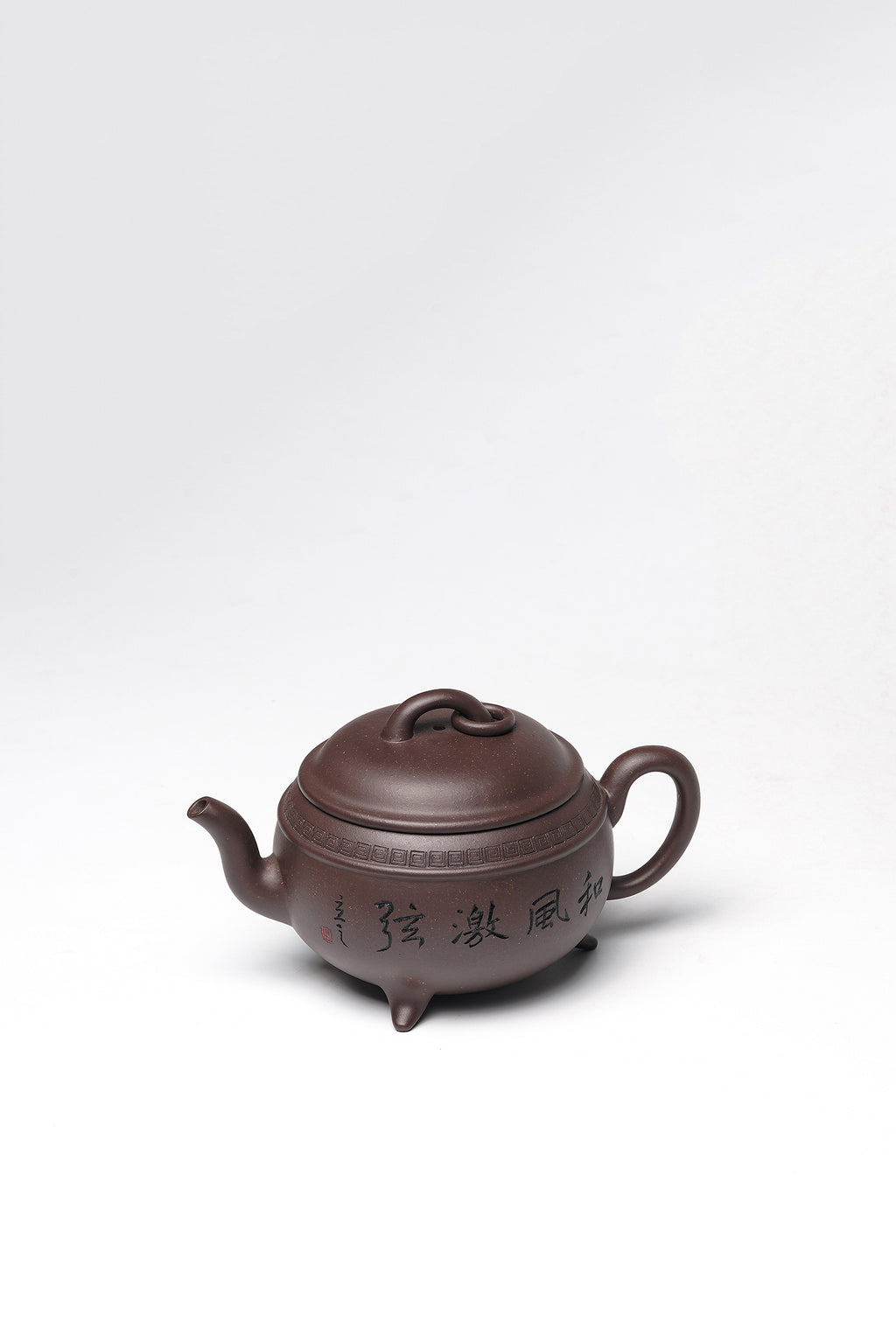 储立之大师｜中国陶瓷艺术终身成就奖获得者｜典藏重器【大汉炉壶】原矿优质老紫泥·350cc