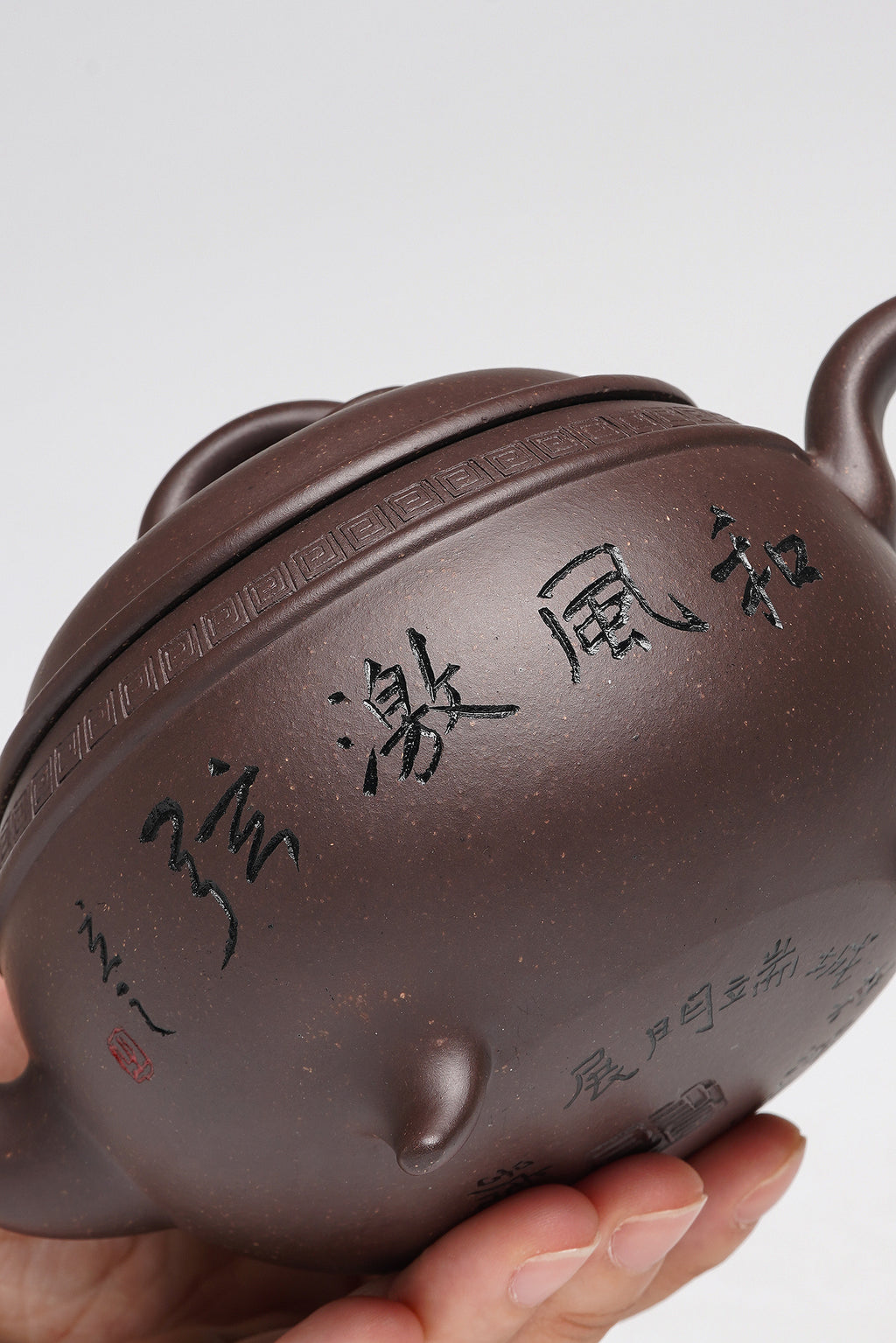 储立之大师｜中国陶瓷艺术终身成就奖获得者｜典藏重器【大汉炉壶】原矿优质老紫泥·350cc