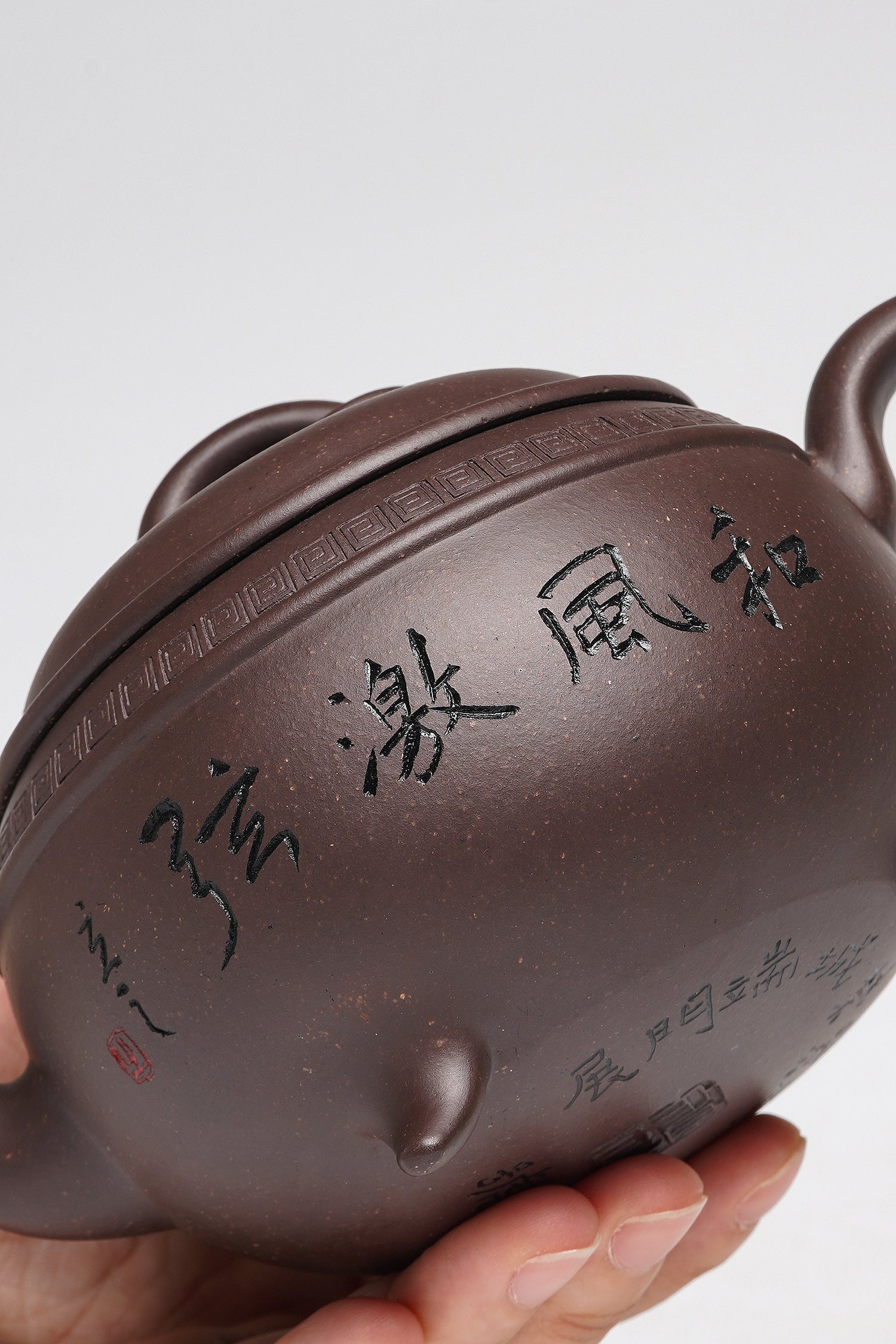 储立之大师｜中国陶瓷艺术终身成就奖获得者｜典藏重器【大汉炉壶】原矿优质老紫泥·350cc