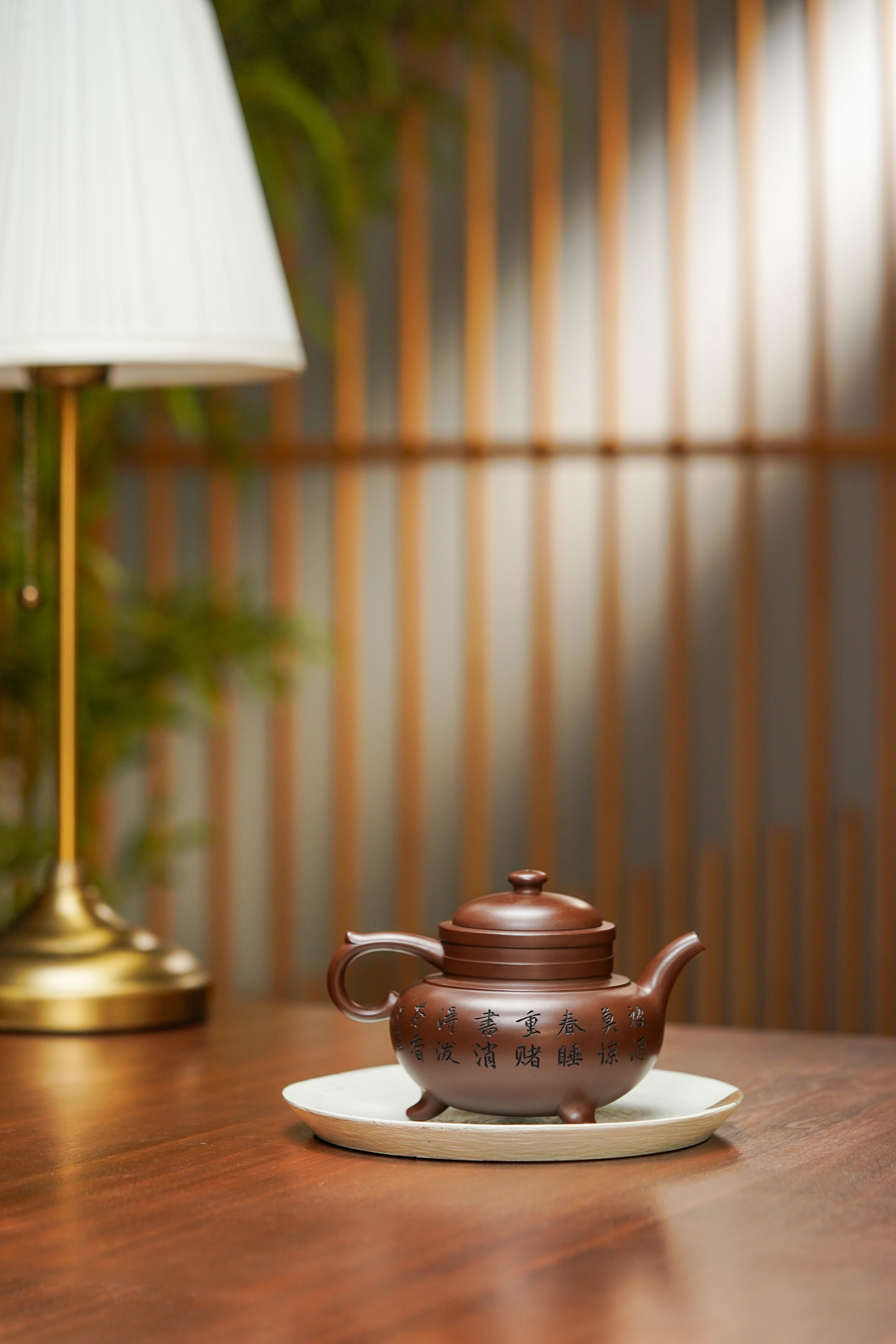 顾景舟大师高徒·双国大师李昌鸿之作【金鼎壶】原矿优质文革老紫泥·375cc