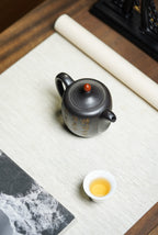 顾景舟大师高徒·双国大师李昌鸿之作【鸿运当头壶】原矿优质黑金砂·400cc