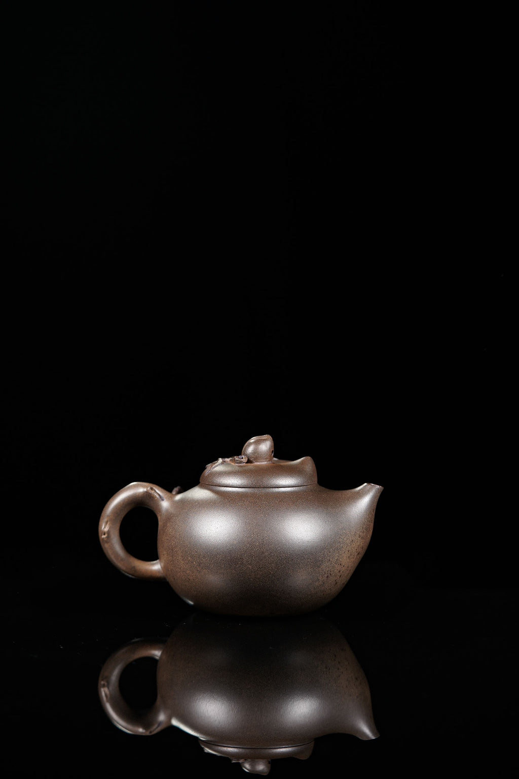 窑宝级柴烧《寿桃壶》福寿安康原矿极品底槽清柴烧·350cc 实力派陶艺家·甘华
