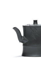原矿紫砂·好工好料好造型·超薄胎推荐《高菱竹》珍藏级 实力派 杨麗君 原矿紫泥（还原烧）260cc