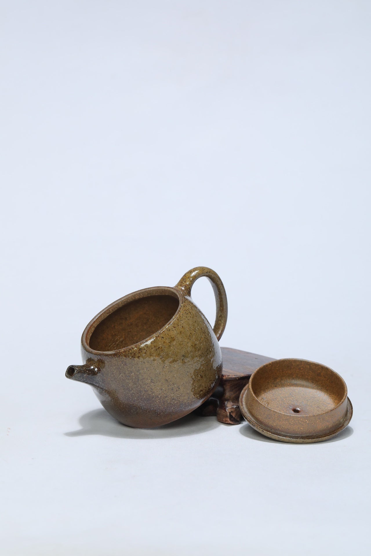 原矿段泥好料好工·柴烧《汉瓦》小精品原矿极品黄金段柴烧·120cc 实力派陶艺家·王龙