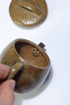 原矿段泥好料好工·柴烧《汉瓦》小精品原矿极品黄金段柴烧·120cc 实力派陶艺家·王龙