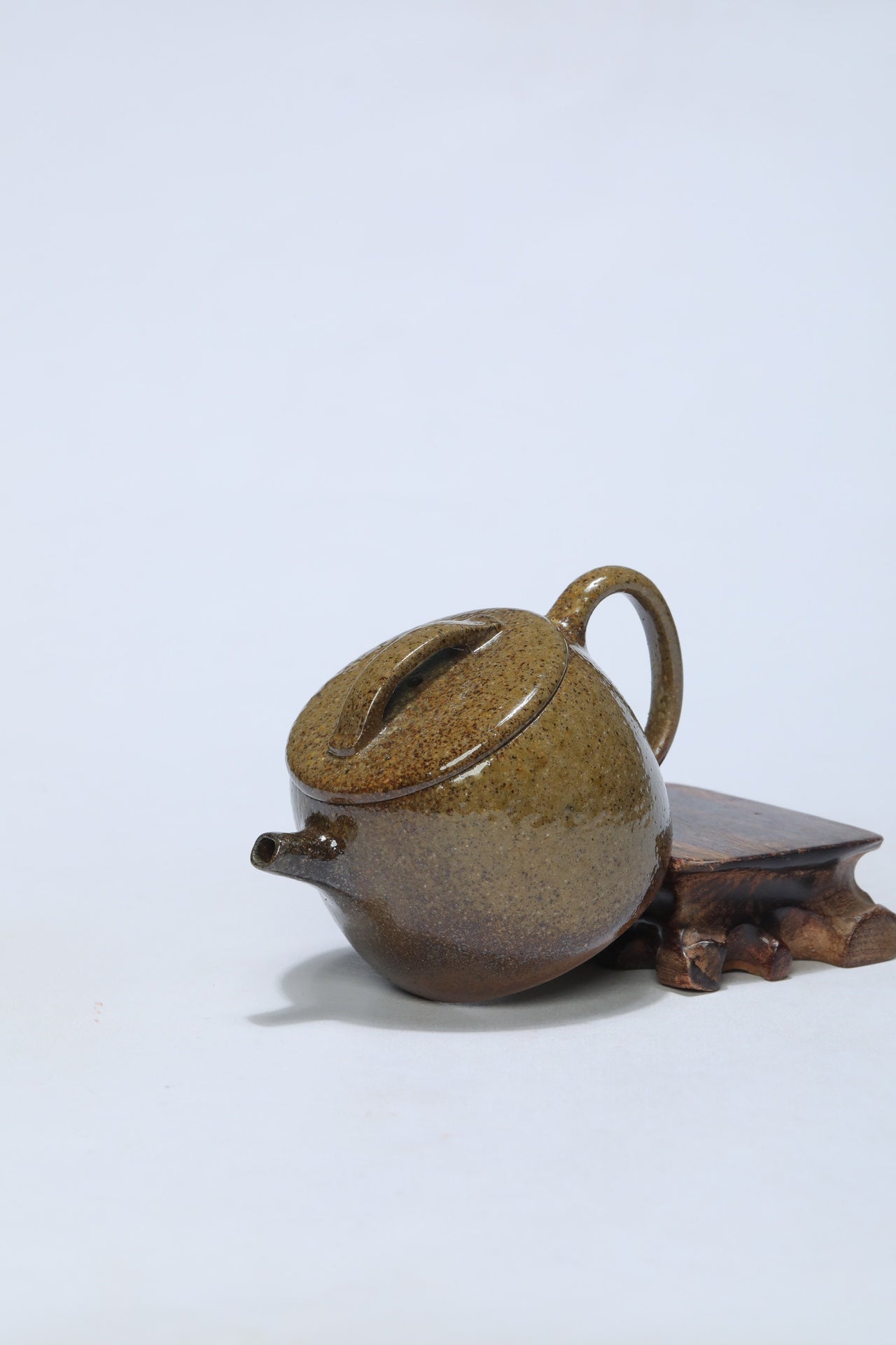 原矿段泥好料好工·柴烧《汉瓦》小精品原矿极品黄金段柴烧·120cc 实力派陶艺家·王龙