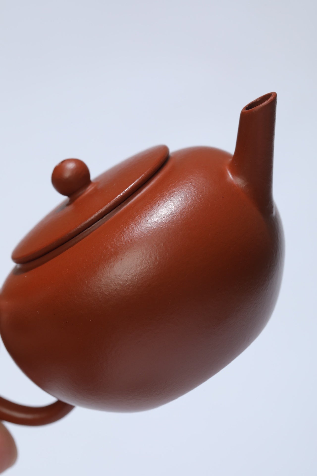 宜兴紫砂热卖小精品《一粒珠》经典实用 原矿优质朱泥大红袍·100cc 紫砂陶艺家·刘岳