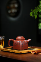 珍藏送礼级紫砂重器｜高级工艺美术师·许时娟 亲制【六方牛盖】原矿优质底槽清· 410cc
