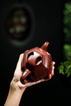 珍藏送礼级紫砂重器｜高级工艺美术师·许时娟 亲制【六方牛盖】原矿优质底槽清· 410cc