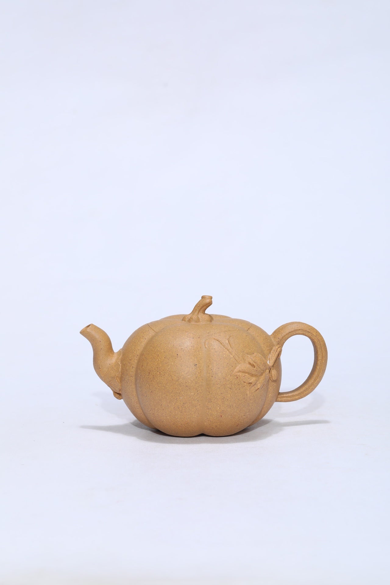 宜兴原矿紫砂·工艺师薄胎《南瓜壶》精品佳作 原矿优质老段泥·200cc 工艺美术师·王老师