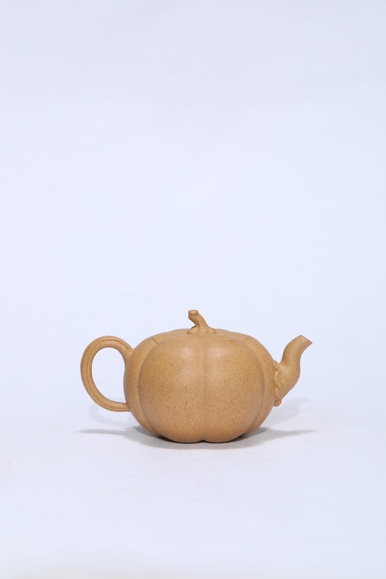 宜兴原矿紫砂·工艺师薄胎《南瓜壶》精品佳作 原矿优质老段泥·200cc 工艺美术师·王老师