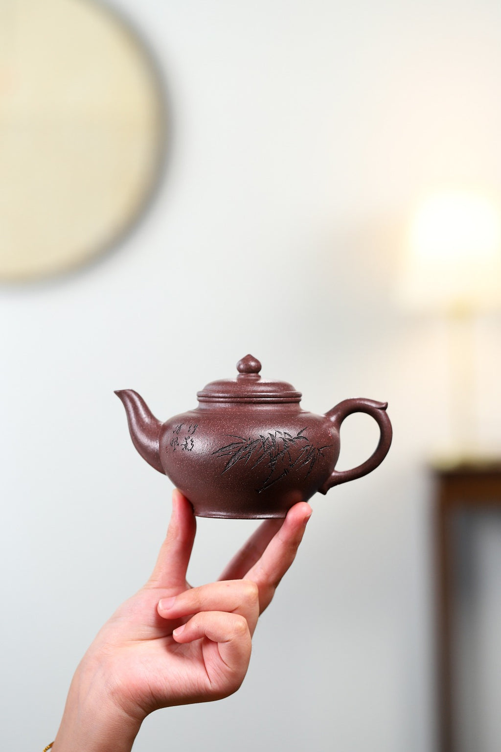 国工精品【笑樱】 _____王老师   工艺美术师 _____原矿紫泥    250cc