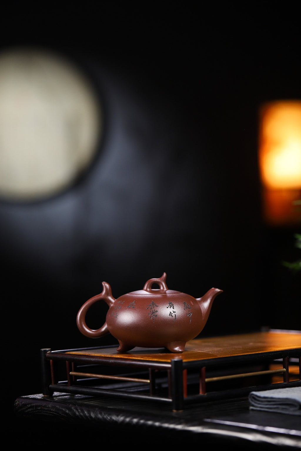 国工精品【雅竹】好料好工，经典实用器！ _____王老师   工艺美术师 _____原矿紫泥     270cc