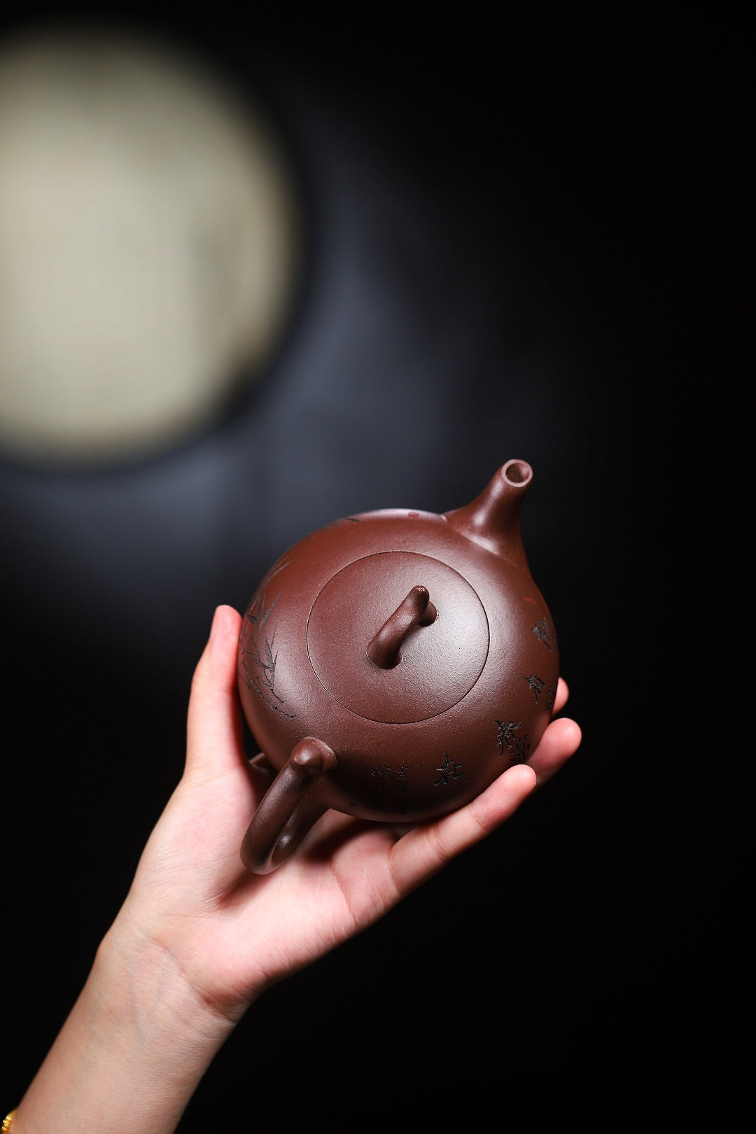 国工精品【雅竹】好料好工，经典实用器！ _____王老师   工艺美术师 _____原矿紫泥     270cc