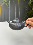 何道洪大师高徒·省名人研高赵明敏-收藏级重器【筋纹线圆】家藏朱泥还原烧 220cc