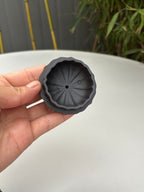 何道洪大师高徒·省名人研高赵明敏-收藏级重器【筋纹线圆】家藏朱泥还原烧 220cc