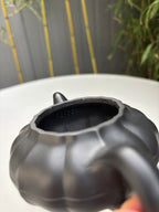 何道洪大师高徒·省名人研高赵明敏-收藏级重器【筋纹线圆】家藏朱泥还原烧 220cc