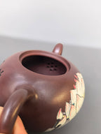 双璧齐辉｜吴冠中～李昌鸿双大师联名限量款《一粒珠壶》原矿极品紫罗兰·280cc