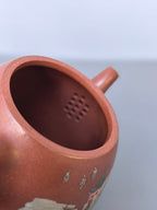 双璧齐辉｜吴冠中～李昌鸿双大师联名限量款《明式秦权壶》原矿极品底槽清·370cc&nbsp;