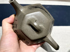 收藏重器【六方石瓢】泥料：原矿一厂鲨皮青 容量：320cc 作者：钱云娇 国家级工艺美术师